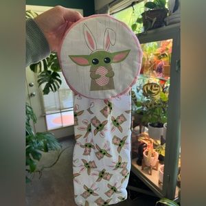 🐰 Baby Yoda Easter Bunny Ear Kitchen Dish Towel